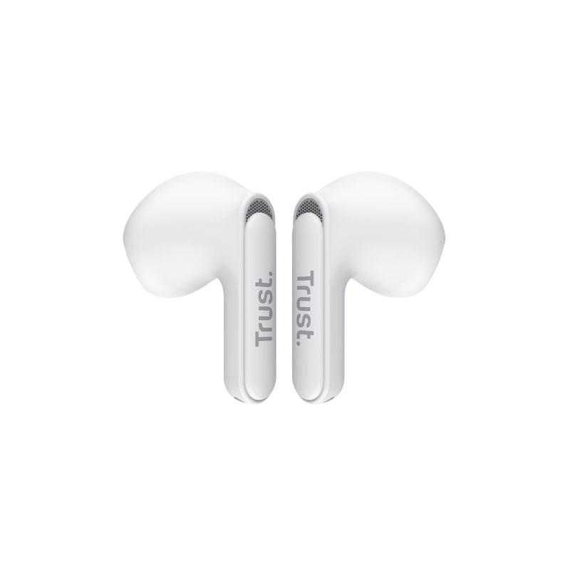 Наушники с кейсом Trust Yavi Earphones TWS Bluetooth Белый (25173_TRUST) - фото 8 Наушники с кейсом Trust Yavi Earphones TWS Bluetooth Белый (25173_TRUST) - фото 8