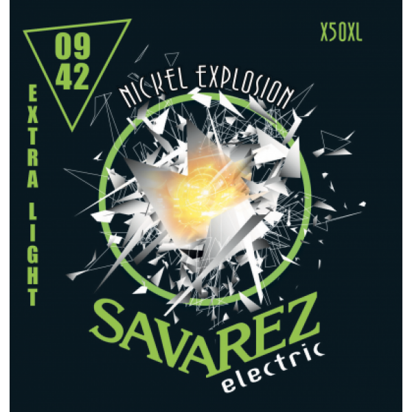 Струны для электрогитары Savarez X50 XL Extra Light Tension Струны для электрогитары Savarez X50 XL Extra Light Tension