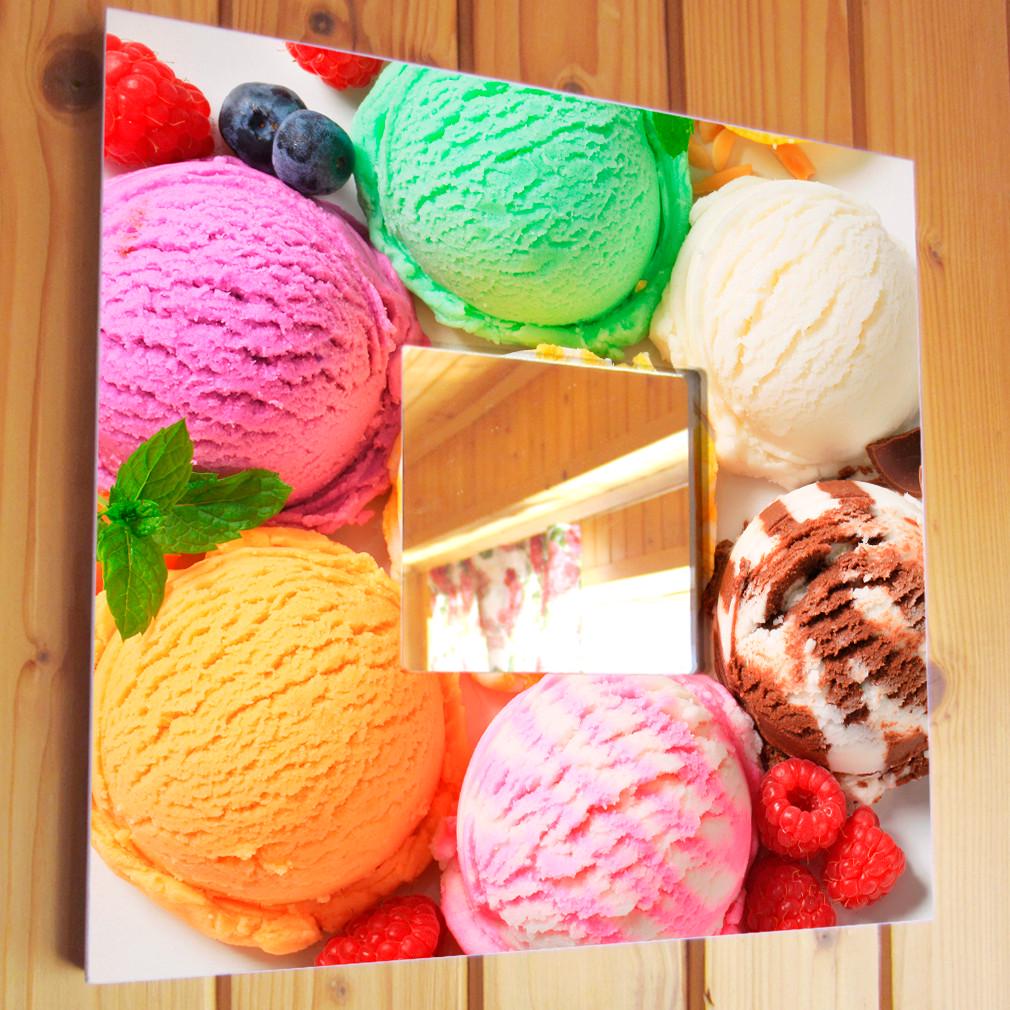 Зеркало декоративное Мороженое 260х260 мм (M03783)