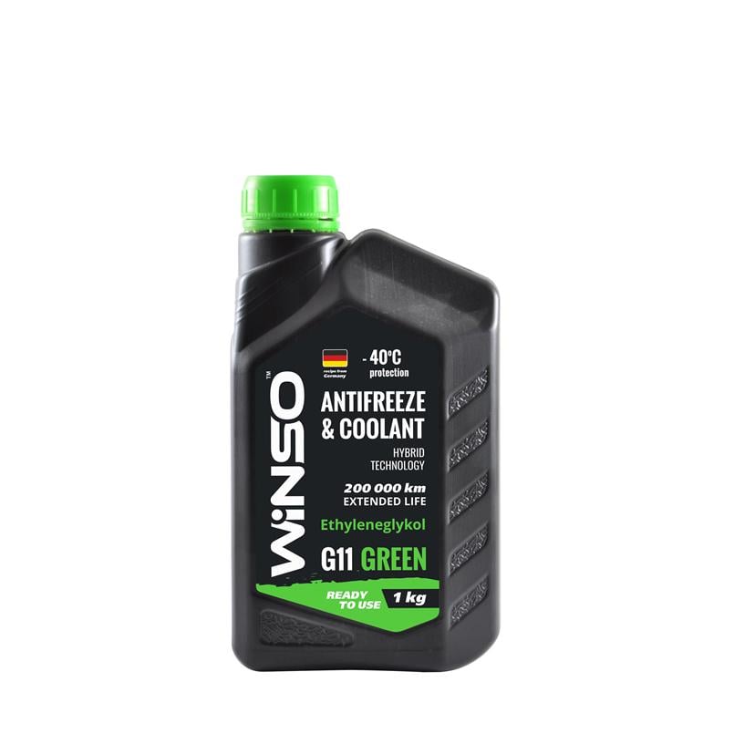 Антифриз WINSO Antifreeze & Coolant -40°C G11 1 кг Зеленый (880960)