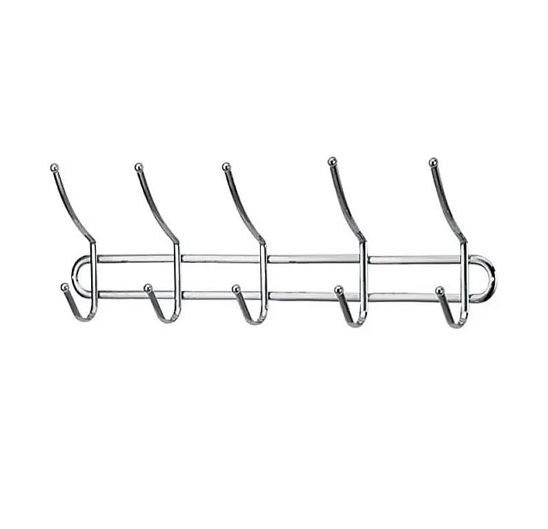 Гачки для ванної кімнати Besser KM-0908 подвійні 5 шт 46 см (NA001535) Гачки для ванної кімнати Besser KM-0908 подвійні 5 шт 46 см (NA001535)