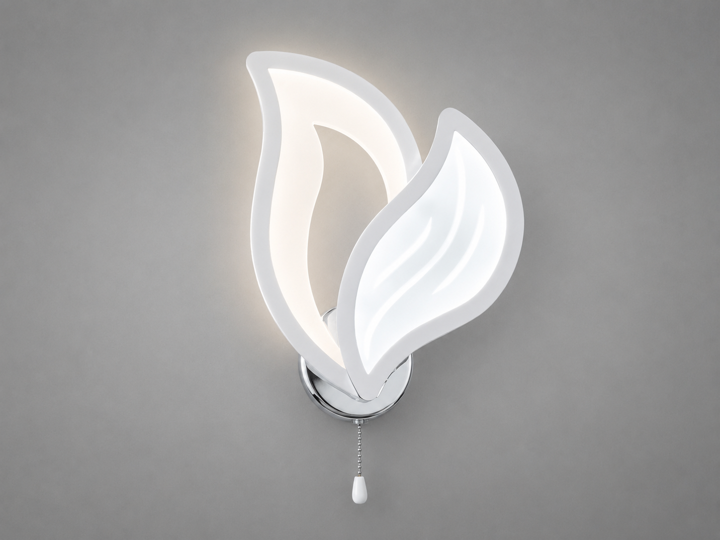 Бра настенное LED Листок 25W Белый (9033/1WH)