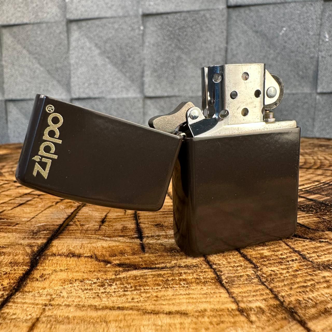 Зажигалка бензиновая ZIPPO 49180ZL Brown Color - фото 3