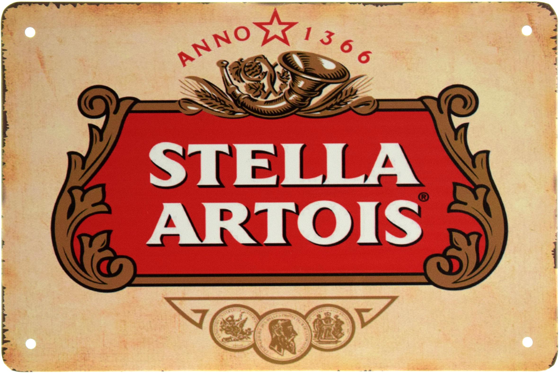 Табличка металева Stella Artois Anno 1366 20x30 см Табличка металева Stella Artois Anno 1366 20x30 см