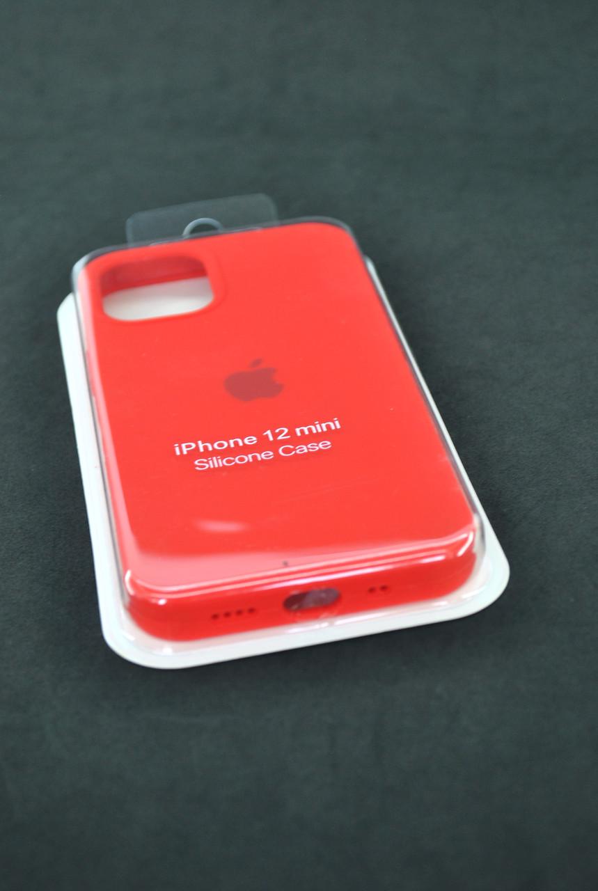 Чохол для телефону iPhone 12mini Silicone Case No14 Red - фото 1