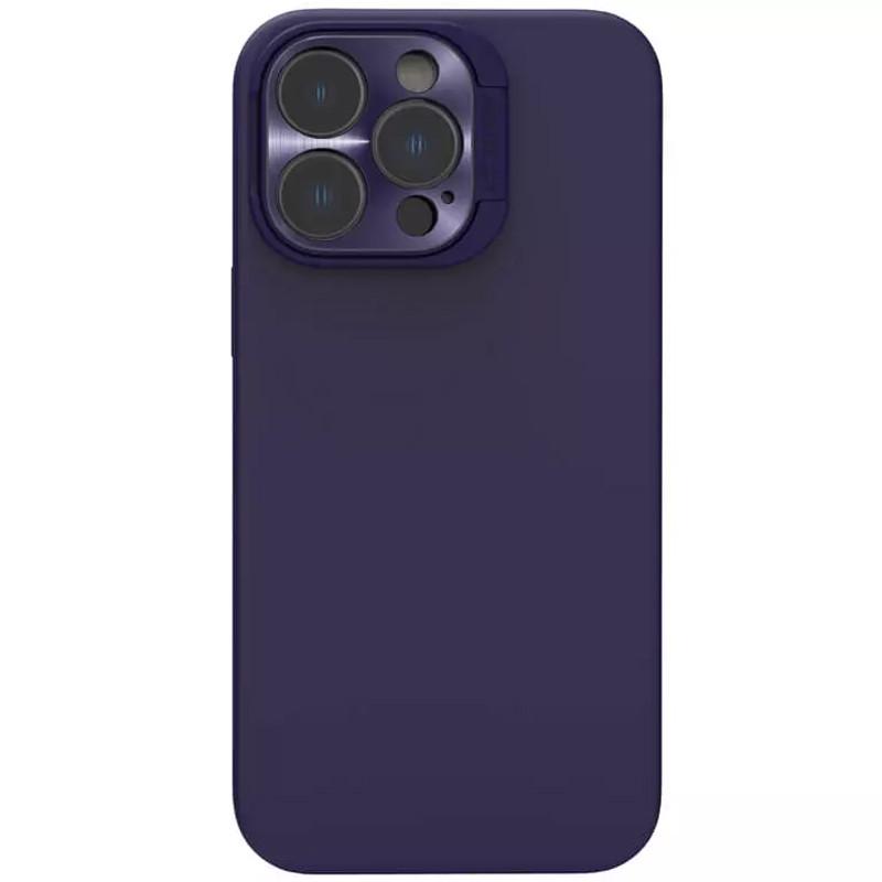 Противоударный чехол Silicone Nillkin LensWing Magnetic для Apple iPhone 14 Pro (6.1") Deep Purple - фото 1