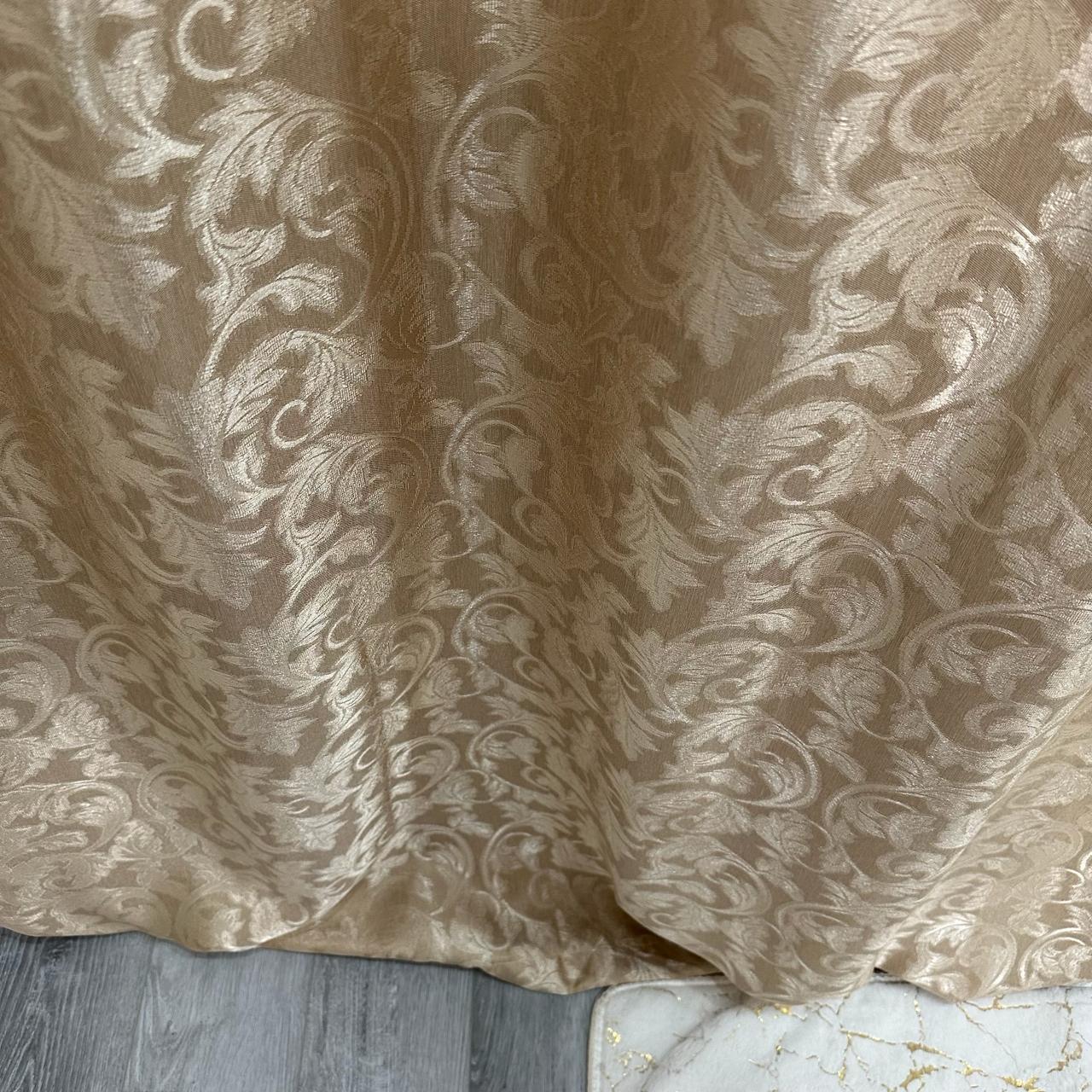 Штори Севілья жаккардові 1,5 х2, 7 м 2 шт. Бежевий (28740421) - фото 5 Штори Севілья жаккардові 1,5 х2, 7 м 2 шт. Бежевий (28740421) - фото 5