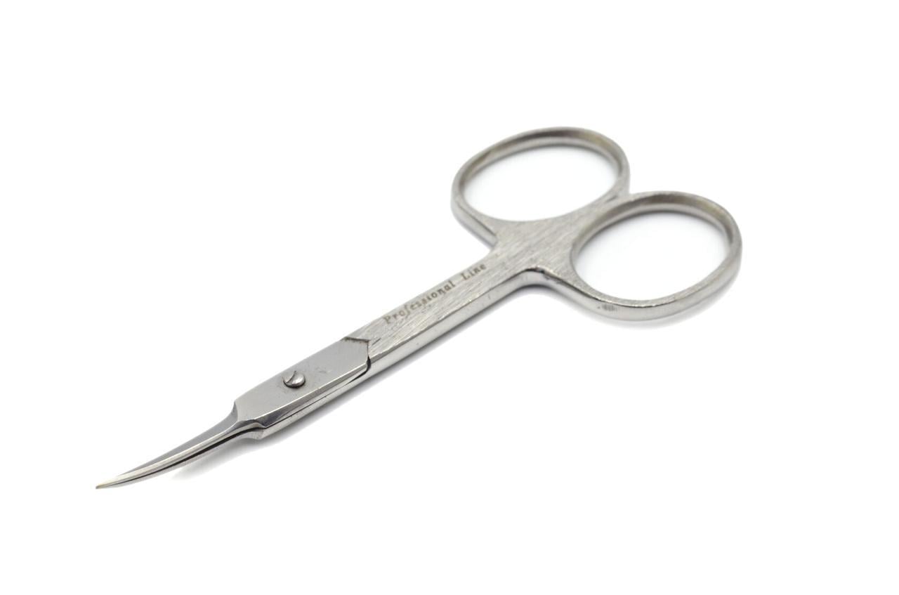 Ножницы маникюрные для кутикулы Beauty Luxury HM-06 тертые стальные изогнутые