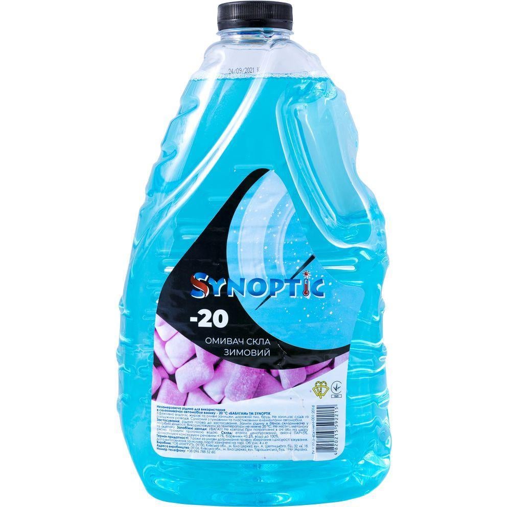 Омыватель стекла зимний SYNOPTIC до-20°C 4 л Bubble Gum (113039)