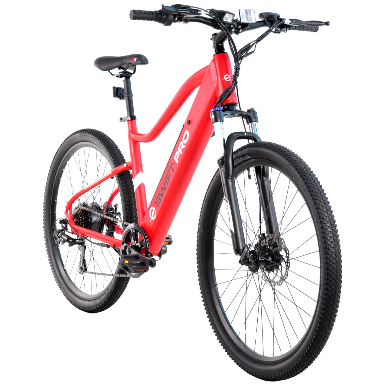 Велосипед с электроприводом Ardis SWIFT.PRO 27,5" MTB AL "EHIM011" рама-17" 36B 10Ахч-35 км запас хода 350 Вт Красный