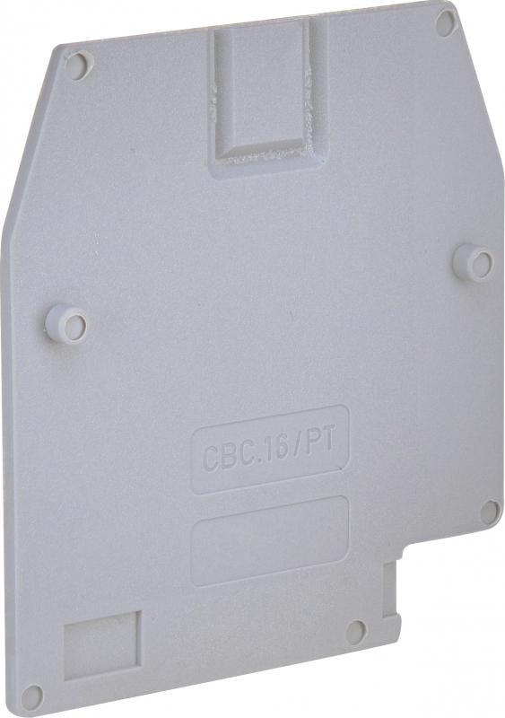 Пластина бічна для набірних клем ETI ESC-CBC.16/PT ESC-CBC.16 Cірий (3903011)