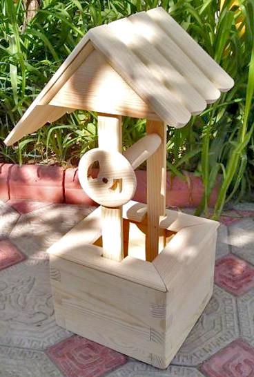 Криниця декоративна із дерева Коріабо Бланже (КОС-000701)