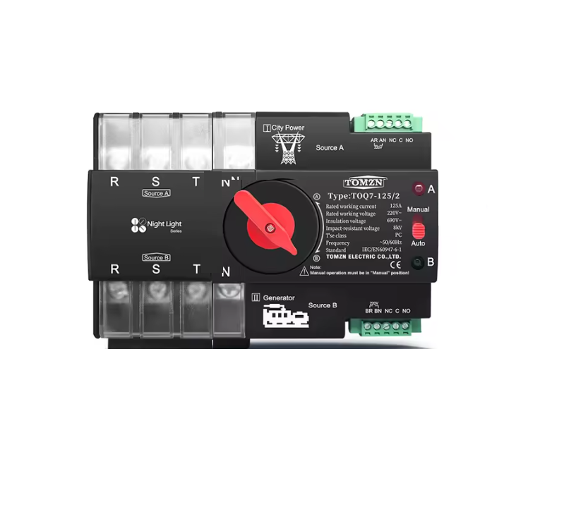 Переключатель ввода резерва TOMZN eWelink TOQ7e-4/125A WI-FI (31377189)