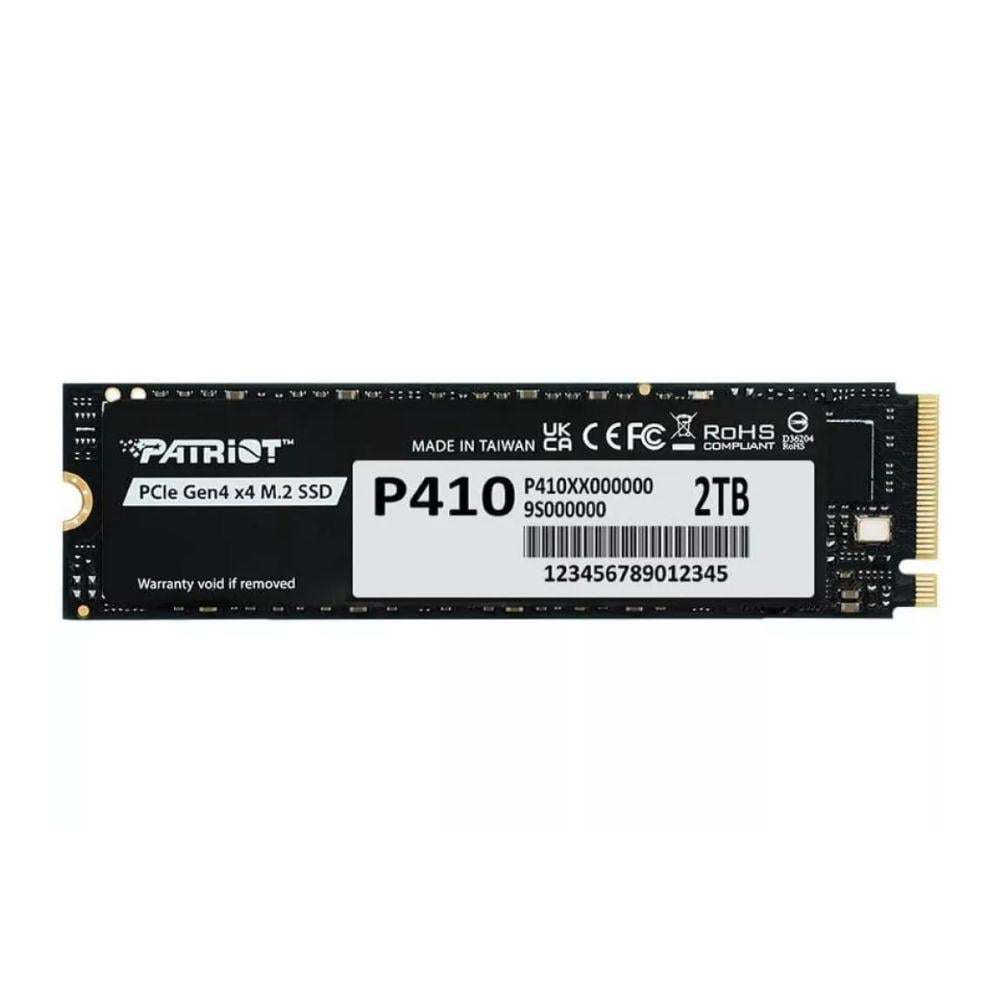 Накопитель SSD M.2 Patriot P410 2 Тб NVMe 2280 PCIe Gen4 x4 5000/4500 TLC (34603171)