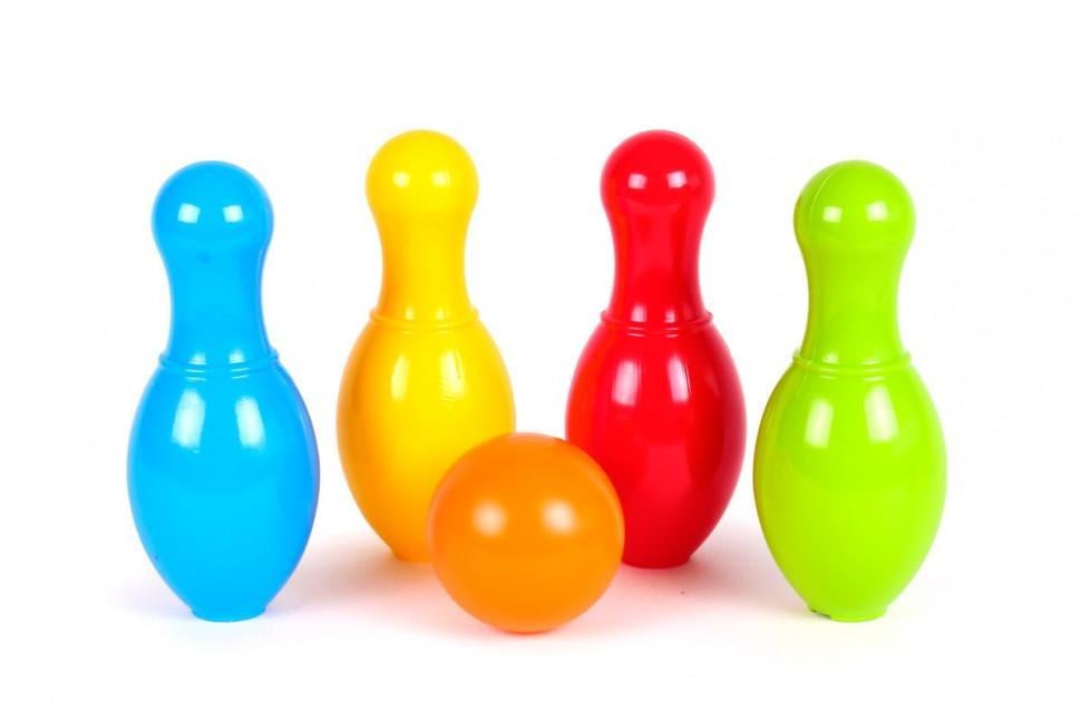 Дитячий ігровий набір Боулінг 4708TXK 4 кеглі і м'яч (26113199) Дитячий ігровий набір Боулінг 4708TXK 4 кеглі і м'яч (26113199)