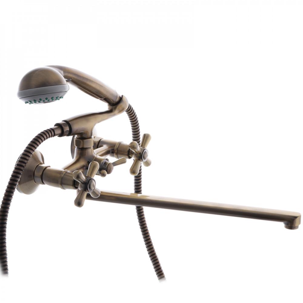 Смеситель для ванны Europroduct DOMINOx 143 EP0004 двухвентильный Бронзовый (128531)