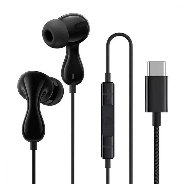 Наушники BASEUS Encok CZ20 Type-C Wired Earphones A00171400113-00 Black (34183622)