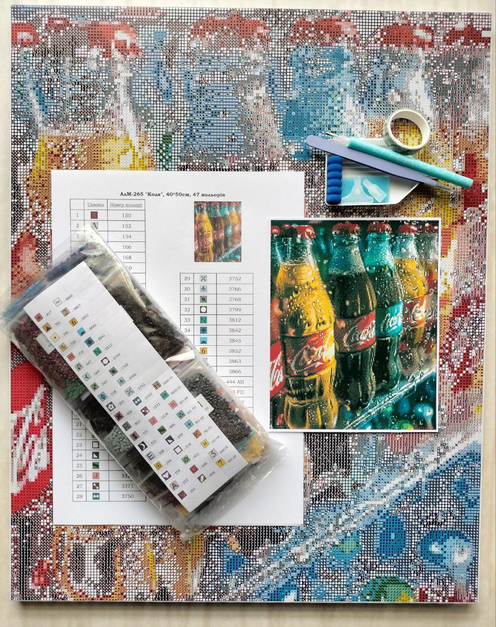 Алмазная мозаика АлМазка Круги квадратные спецалмазы на подрамнике 40x50 см (АлМ-265) - фото 3 Алмазная мозаика АлМазка Круги квадратные спецалмазы на подрамнике 40x50 см (АлМ-265) - фото 3
