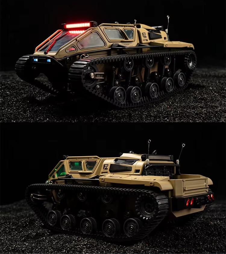 Всюдихід на радіокеруванні JJRC C8812 Ripsaw EV3 F-4 Жовтий - фото 7 Всюдихід на радіокеруванні JJRC C8812 Ripsaw EV3 F-4 Жовтий - фото 7