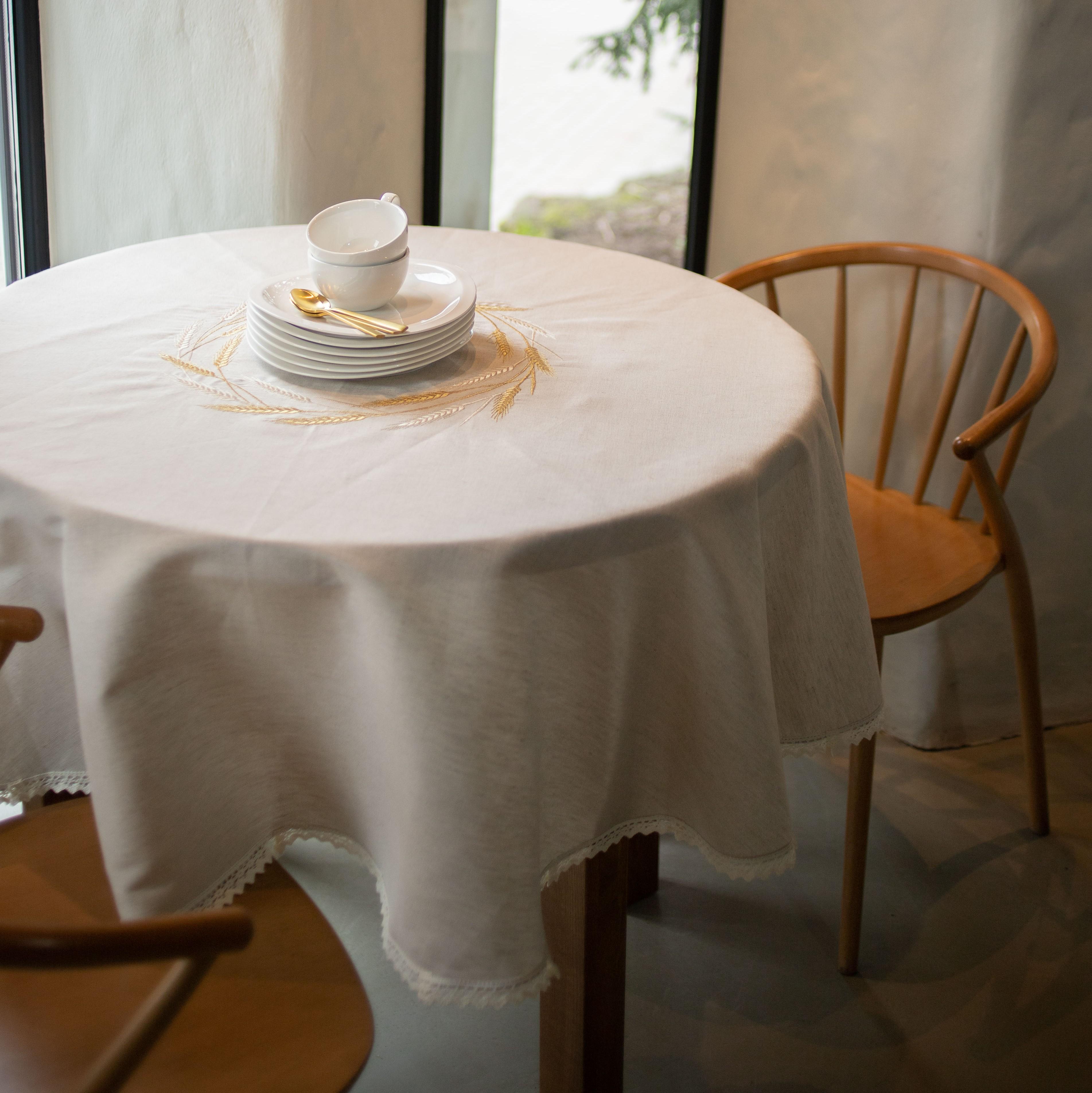 Скатертина вишита Пшеничне поле 1,47 м (03-23/00)