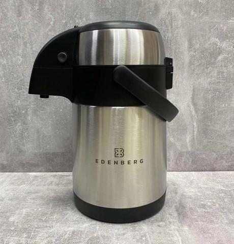 Термос вакуумный питьевой Edenberg EB-3515 2,5 л с помповым насосом Термос вакуумный питьевой Edenberg EB-3515 2,5 л с помповым насосом