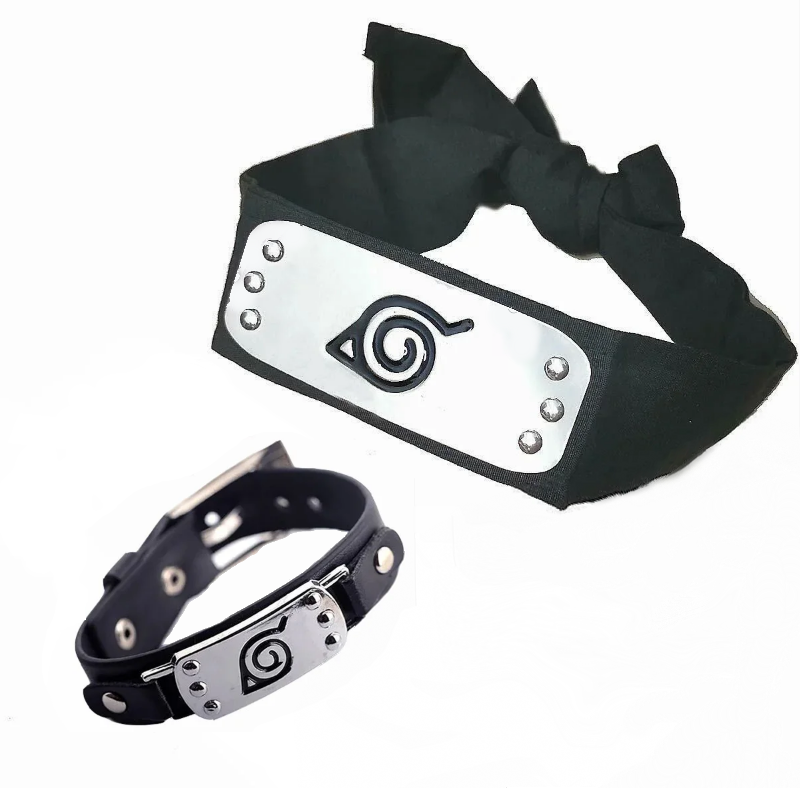 Повязка Коноха и браслет на застежке Деревня скрытого листа Naruto (NHB2021) - фото 1 Повязка Коноха и браслет на застежке Деревня скрытого листа Naruto (NHB2021) - фото 1