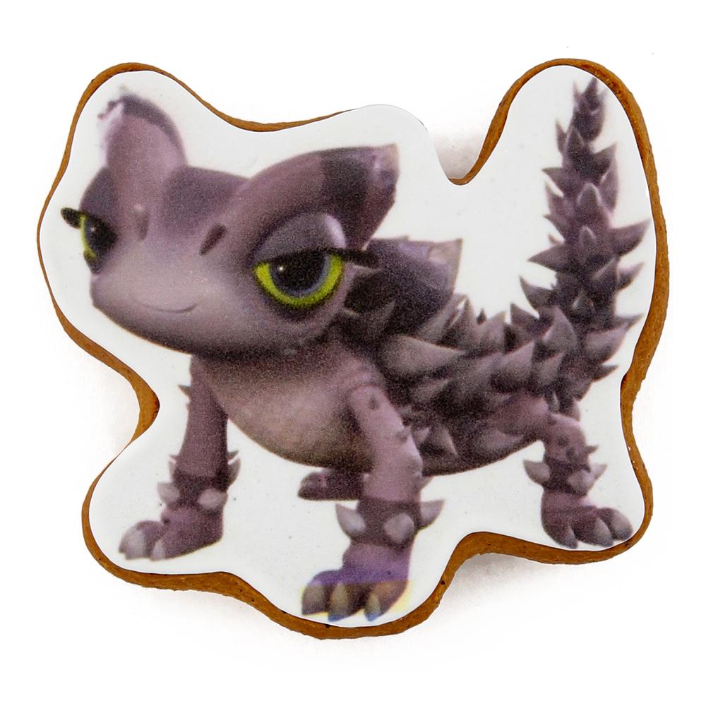 Пряник с принтом Крафт Печенье Back to the outback Zoe Ящерица Зои 45 г