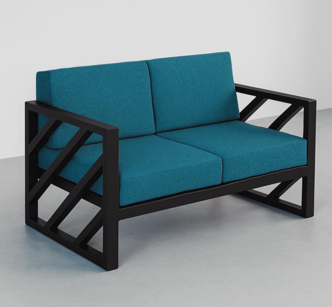 Диван металлический Tobi Sho Гранд/DV4 с подушками 750х1300х700 мм рогожка Бирюзовый/16 (DV40R522) - фото 2 Диван металлический Tobi Sho Гранд/DV4 с подушками 750х1300х700 мм рогожка Бирюзовый/16 (DV40R522) - фото 2