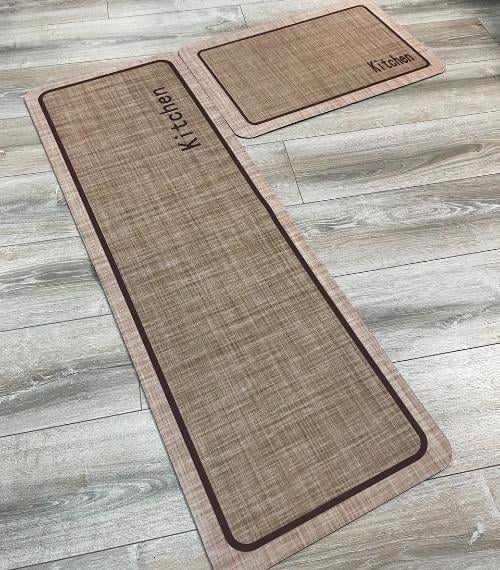 Набор ковриков для кухни/ванной Kitchen 2в1 диатомитовый 120х40/60х40 см Коричневый (KD2kitchKitchen120brown) - фото 7 Набор ковриков для кухни/ванной Kitchen 2в1 диатомитовый 120х40/60х40 см Коричневый (KD2kitchKitchen120brown) - фото 7
