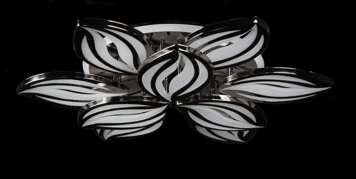 Светодиодная люстра LK23/6/3 LED ZBK Белый/Черный (AN000071) Светодиодная люстра LK23/6/3 LED ZBK Белый/Черный (AN000071)