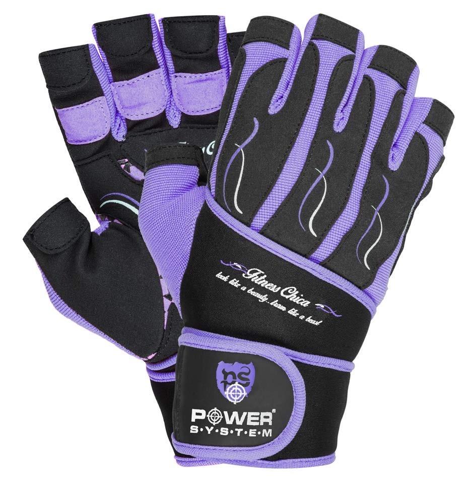 Рукавички для фітнесу жіночі Power System PS-2710 Fitness Chica S Purple (3070020332) Рукавички для фітнесу жіночі Power System PS-2710 Fitness Chica S Purple (3070020332)