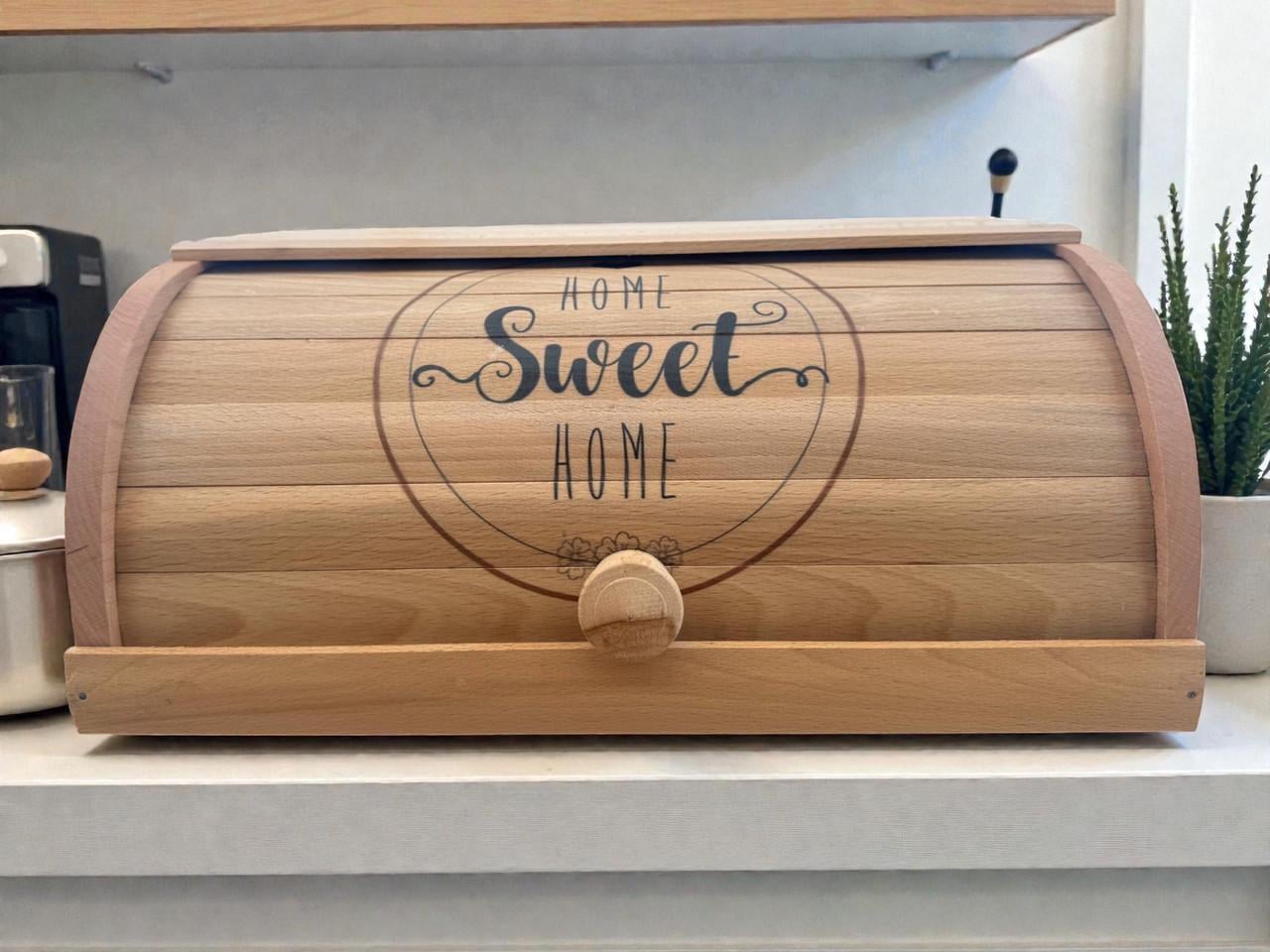 Хлебница деревянная классическая с надписью Home Sweet Home 38х27х17 см (2902034989) - фото 7 Хлебница деревянная классическая с надписью Home Sweet Home 38х27х17 см (2902034989) - фото 7