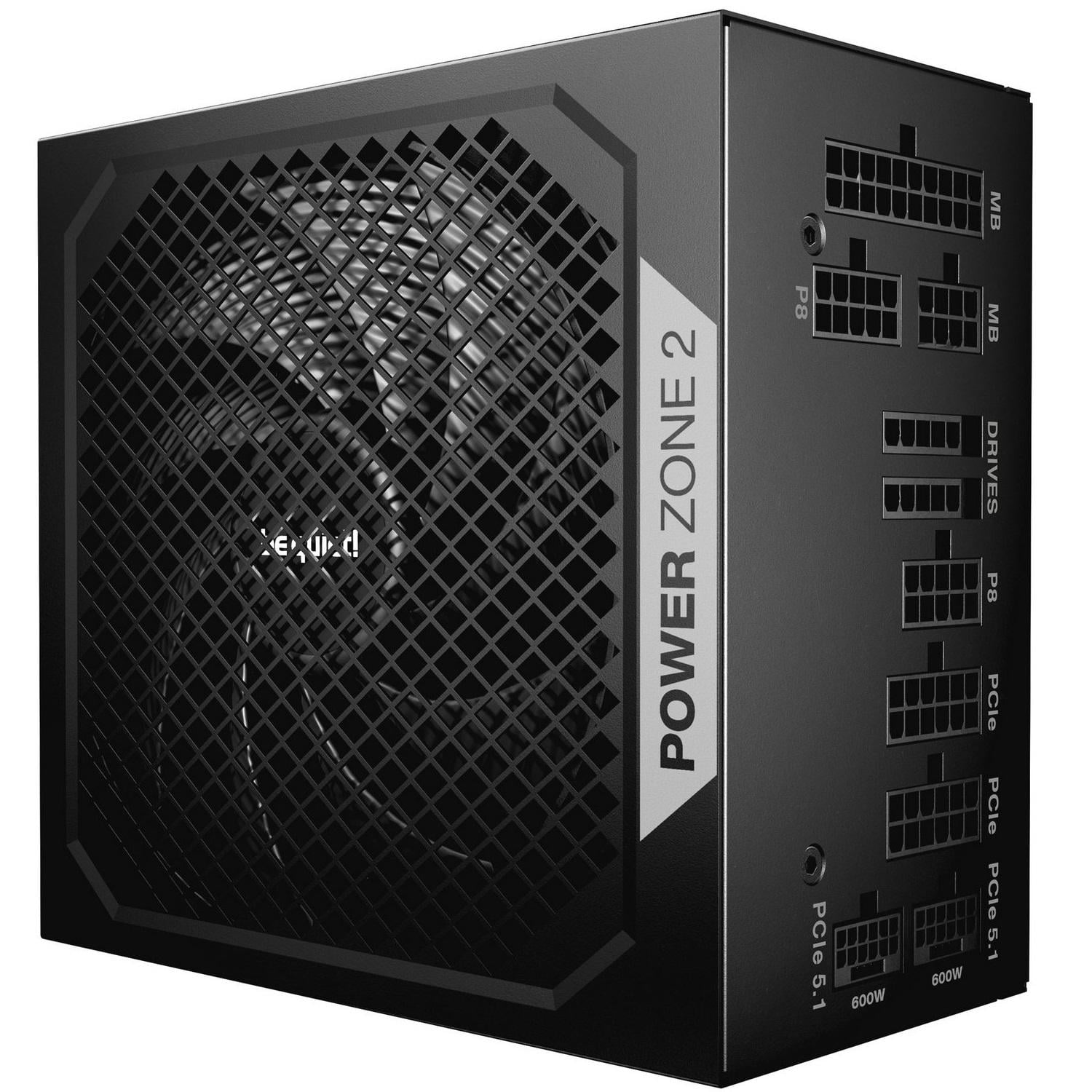 Блок питания be quiet! Power Zone 2 1200W 80 Plus Platinum с вентилятором 140 мм Black (BP030EU)