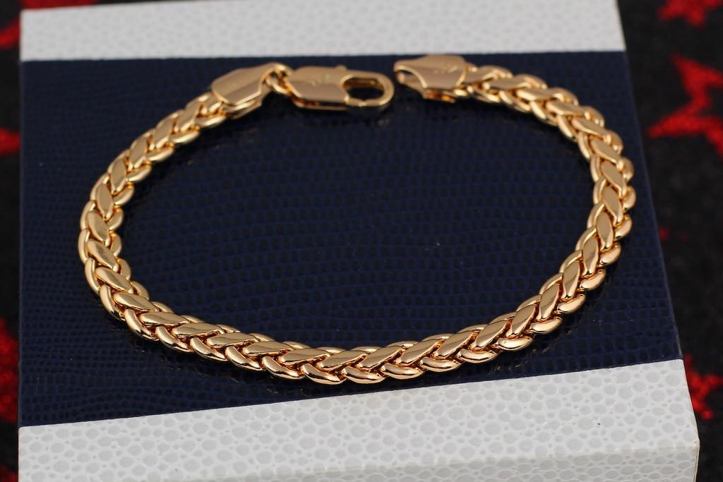 Браслет Xuping Jewelry Коски 20,5 см 6 мм Золотистый (1523973113)