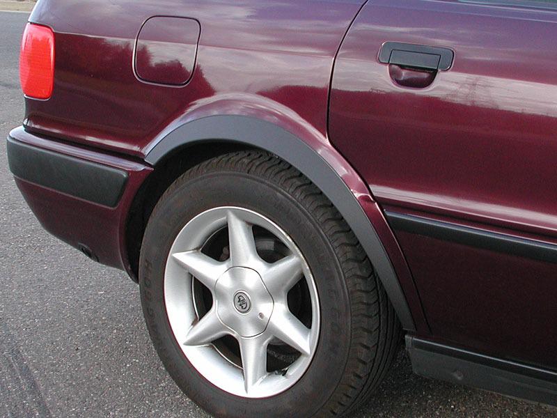 Накладки на арки Max chrome для Audi 80/90 1987–1996 гг. нержавеющая сталь Черный