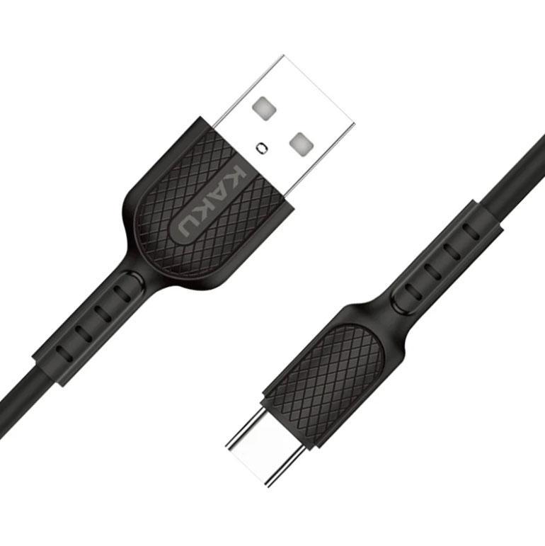 USB кабель Kaku KSC-111 USB-Type-C 1 м Black (1248981472) - фото 2