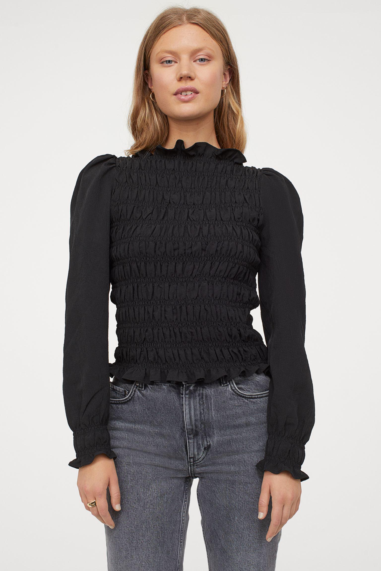 Блуза H&M XXL Черный (12028819422)