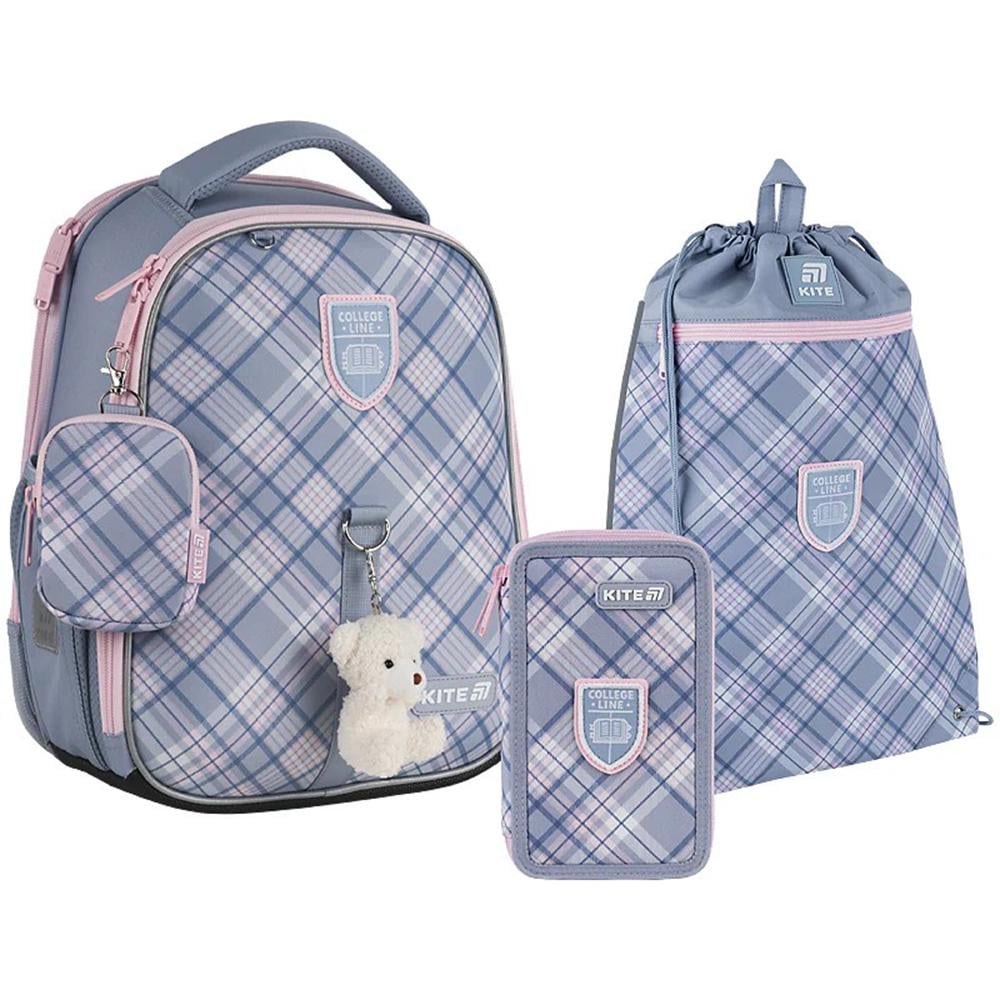 Школьный набор KITE College Line рюкзак/пенал/сумка для обуви (SET_K25-555S-6)