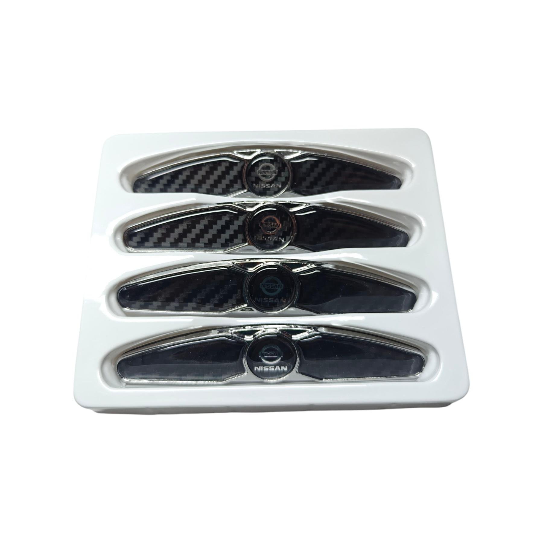 Полосы двери противоударные Nissan металлические Черный (2402374041)