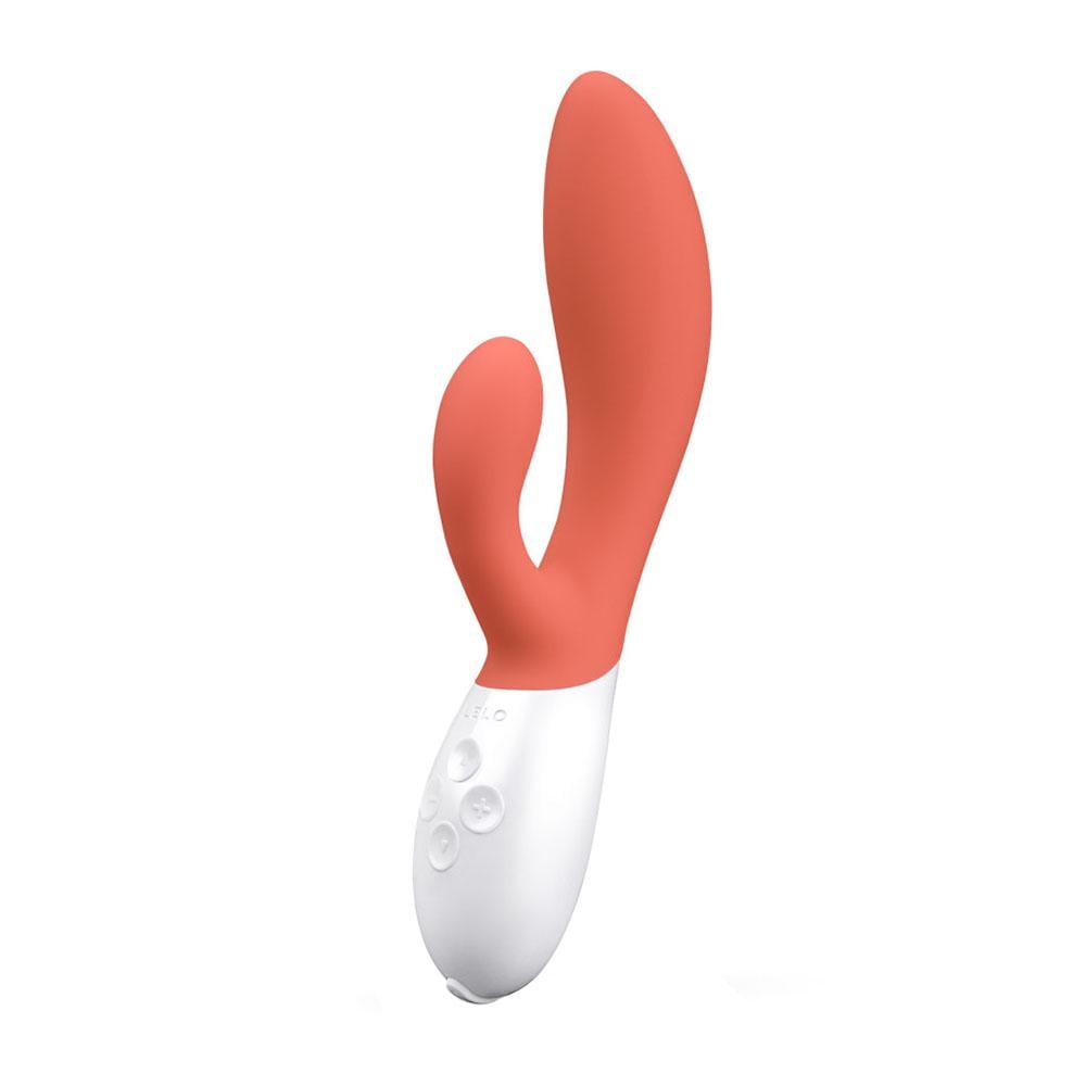 Вибратор-Rabbit Lelo Ina 3 20 см Оранжевый (35672)
