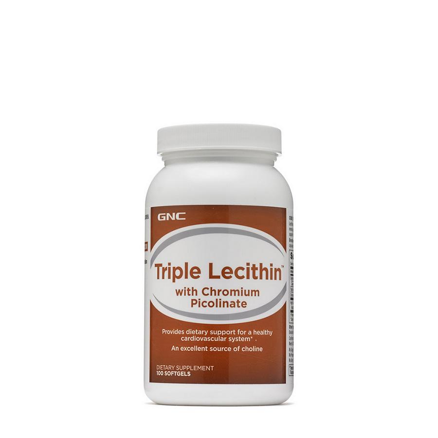 Натуральная добавка GNC Triple Lecithin with Chromium Picolinate 100 капс. (9262)