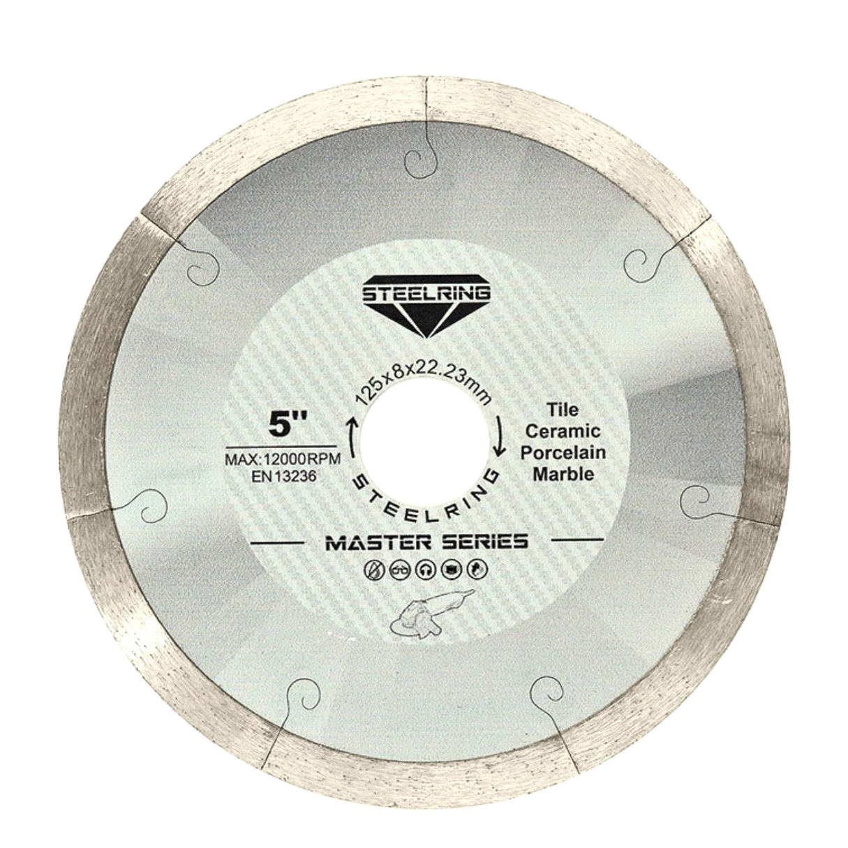 Диск алмазний STEELRING MASTER 125х1,4 мм (UTDS125) Диск алмазний STEELRING MASTER 125х1,4 мм (UTDS125)