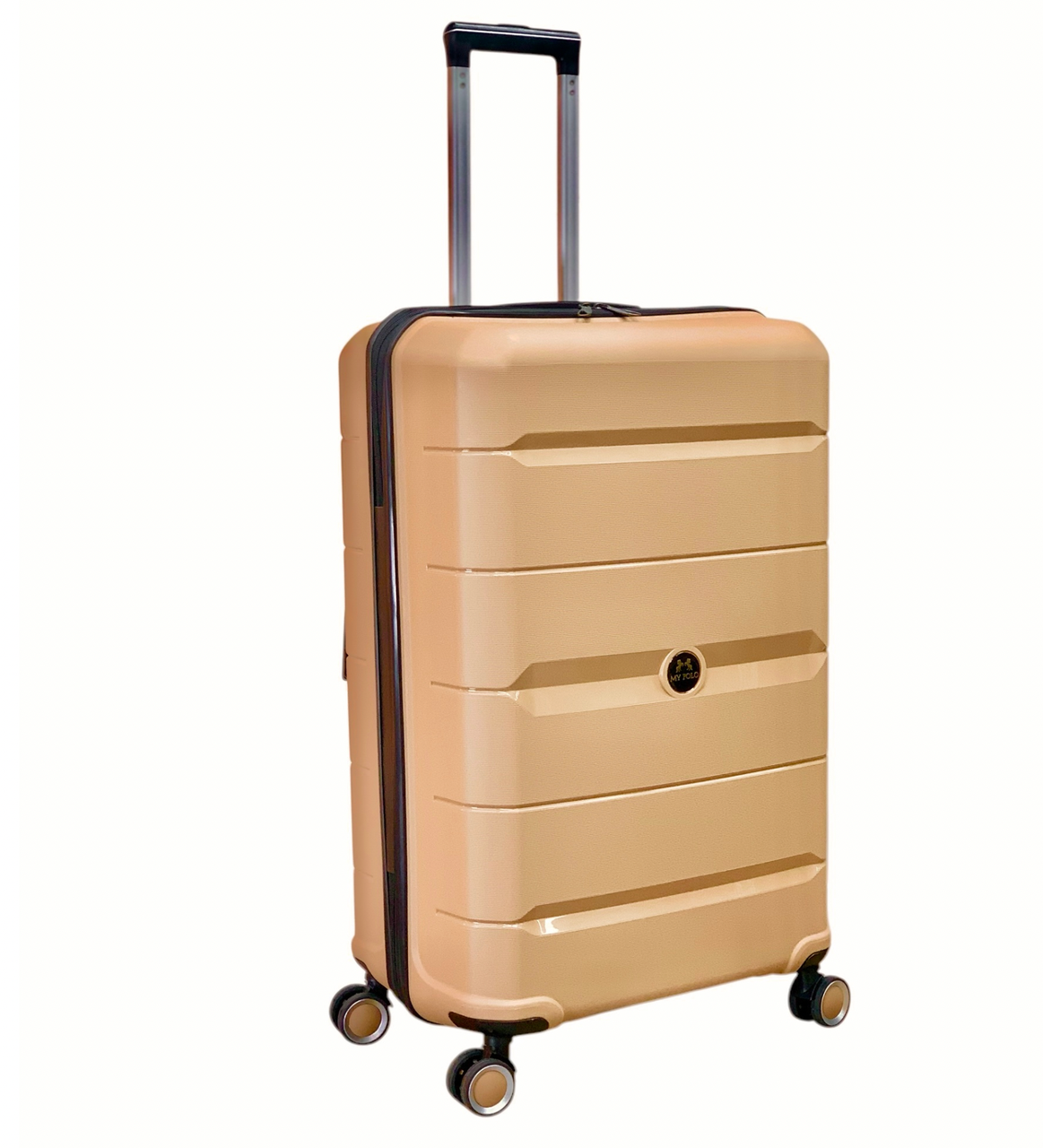 Чемодан my Polo PP006-L полипропилен на 4-х двойных колесах большой L 100 л - фото 1 Чемодан my Polo PP006-L полипропилен на 4-х двойных колесах большой L 100 л - фото 1