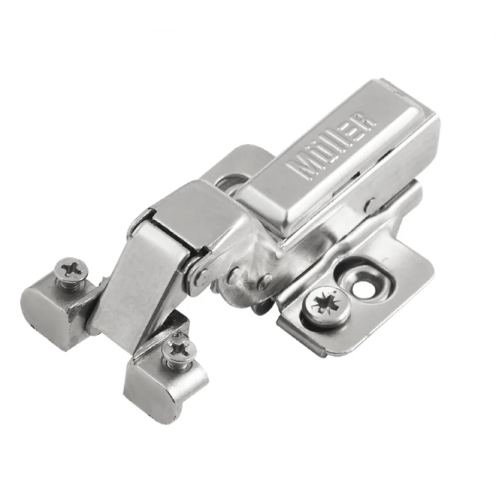 Петля Muller Profi Line внутрішня для алюмінієвого профілю 95° Clip-On з доводчиком Нікель (MP0021)