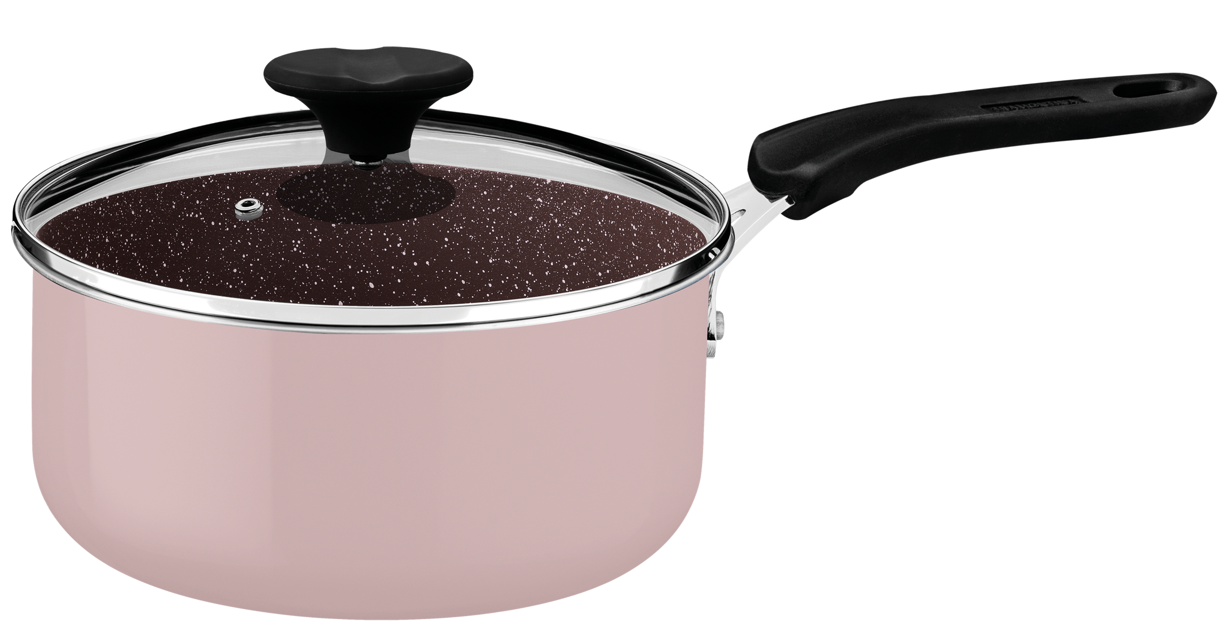 Ковш с крышкой Tramontina Tunis алюминий 18 см 2 л Pink (28723/418) Ковш с крышкой Tramontina Tunis алюминий 18 см 2 л Pink (28723/418)