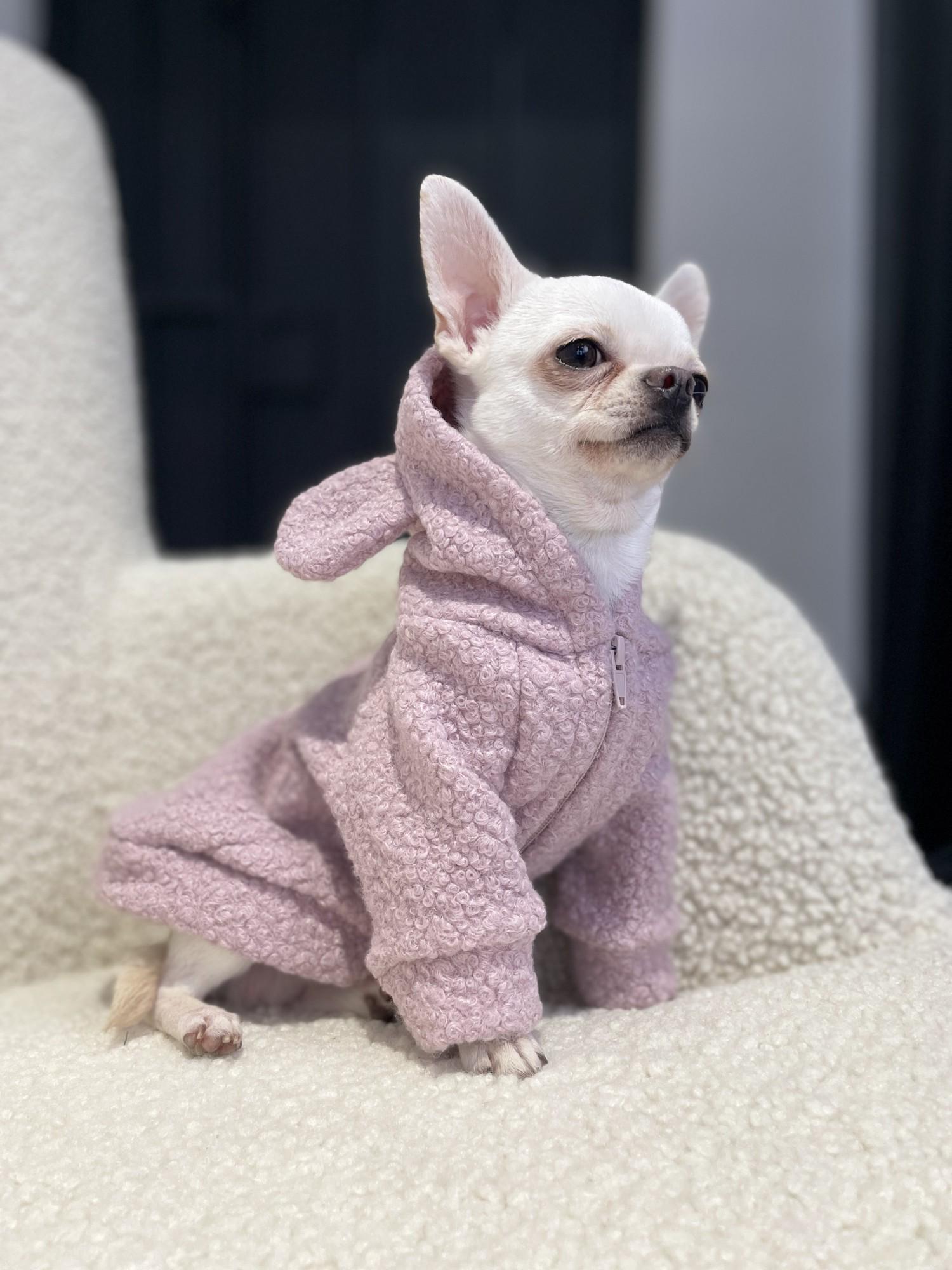 Толстовка для собак барашок Y-310 р. 4 Розовый (71055024)