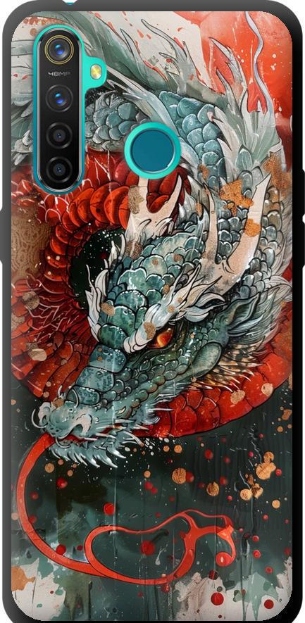 Чехол на Realme 5 Pro Стихия огня (6101b-1861-42517)
