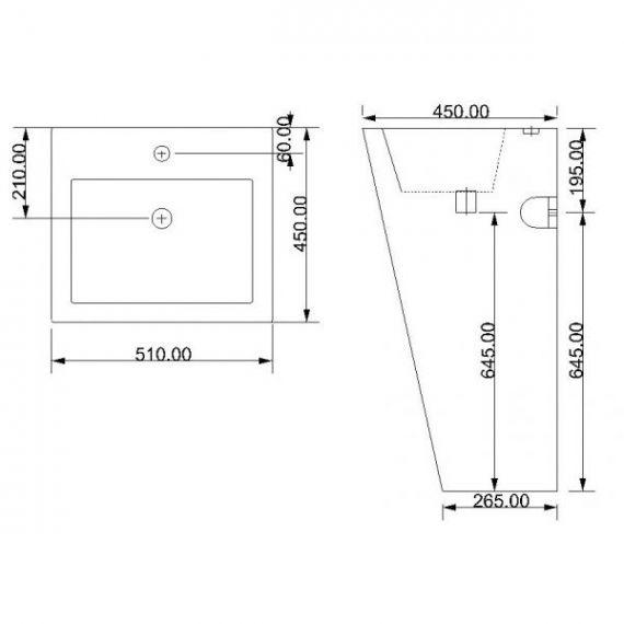 Умывальник напольный Newarc Power (3813) - фото 2 Умывальник напольный Newarc Power (3813) - фото 2