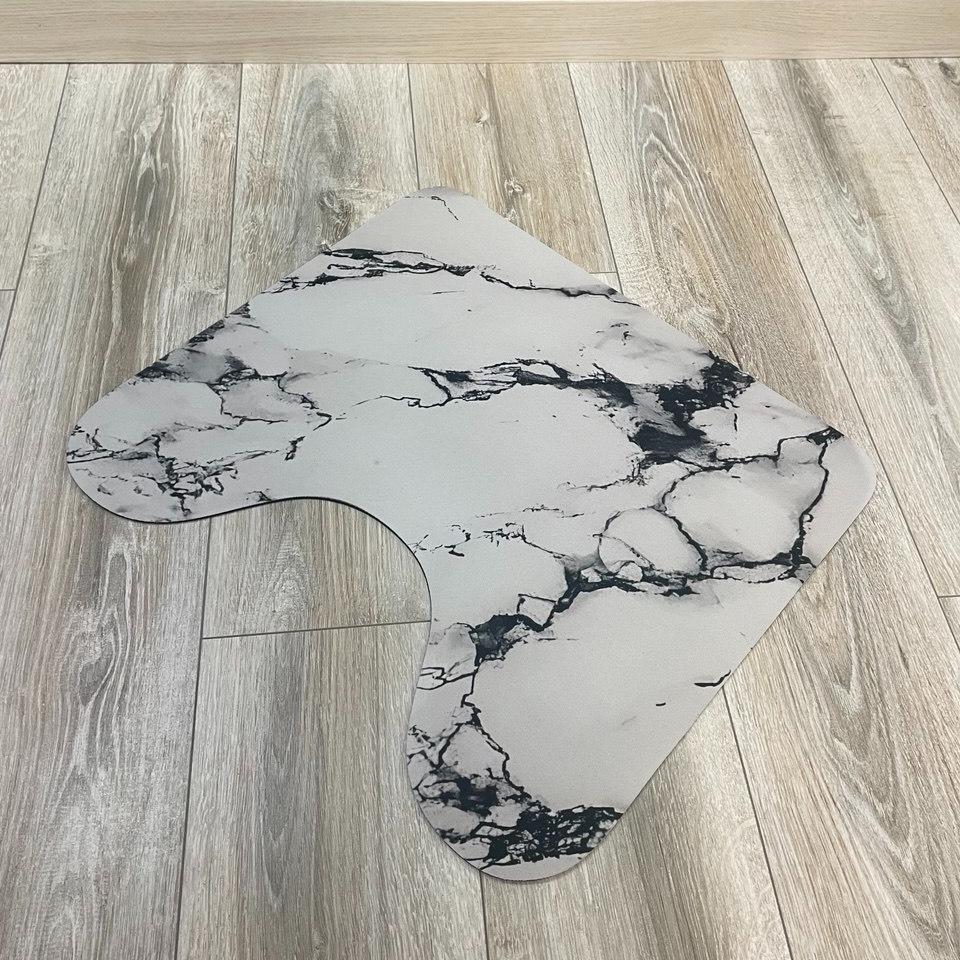 Набор ковриков для ванной/туалета MARMUR 2в1 диатомитовый 80х50/55х50 см Белый (NKD001White) - фото 5 Набор ковриков для ванной/туалета MARMUR 2в1 диатомитовый 80х50/55х50 см Белый (NKD001White) - фото 5