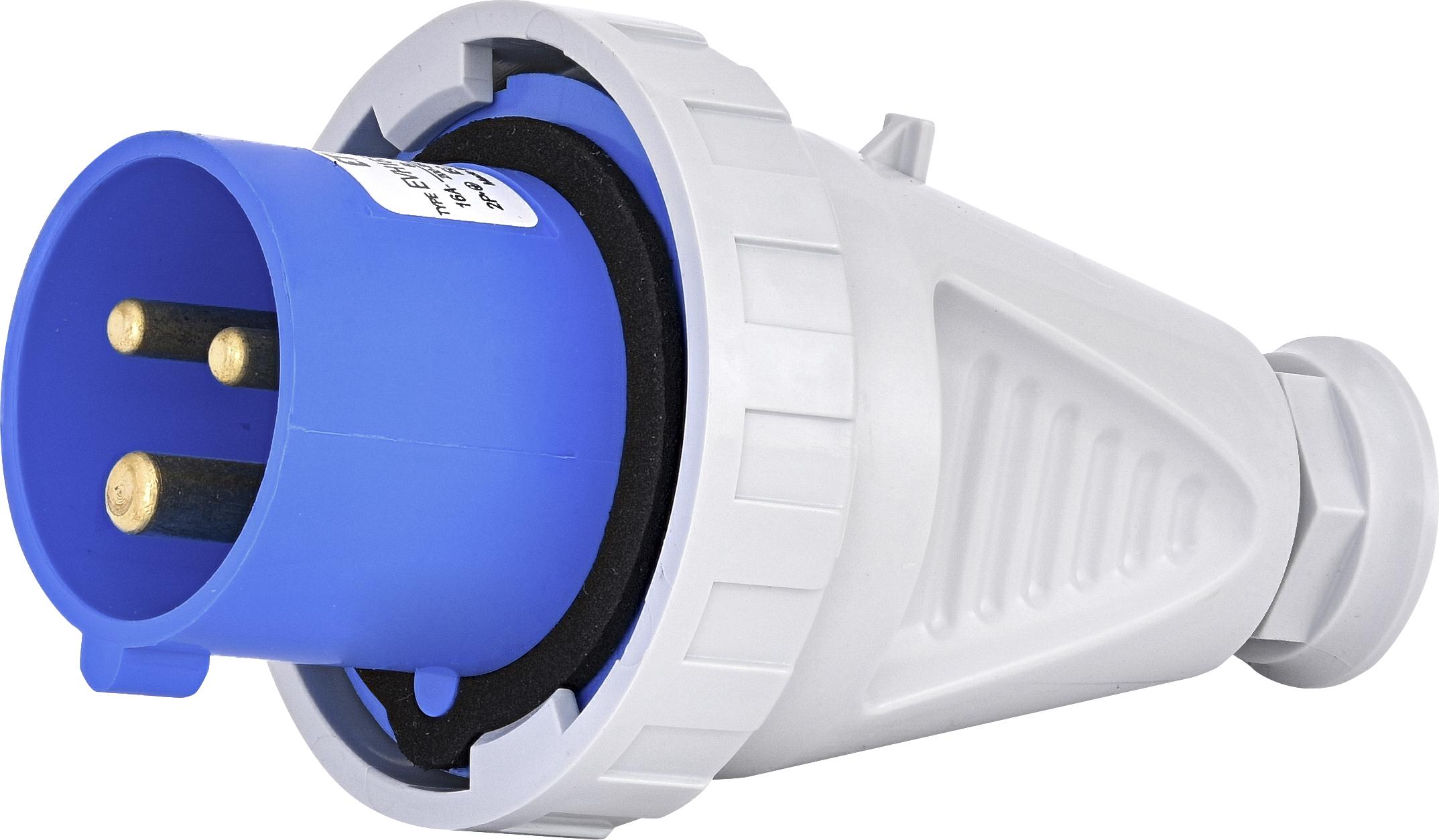 Вилка кабельна ETI EVH-1632 IP67 16A 230V 2P+PE
